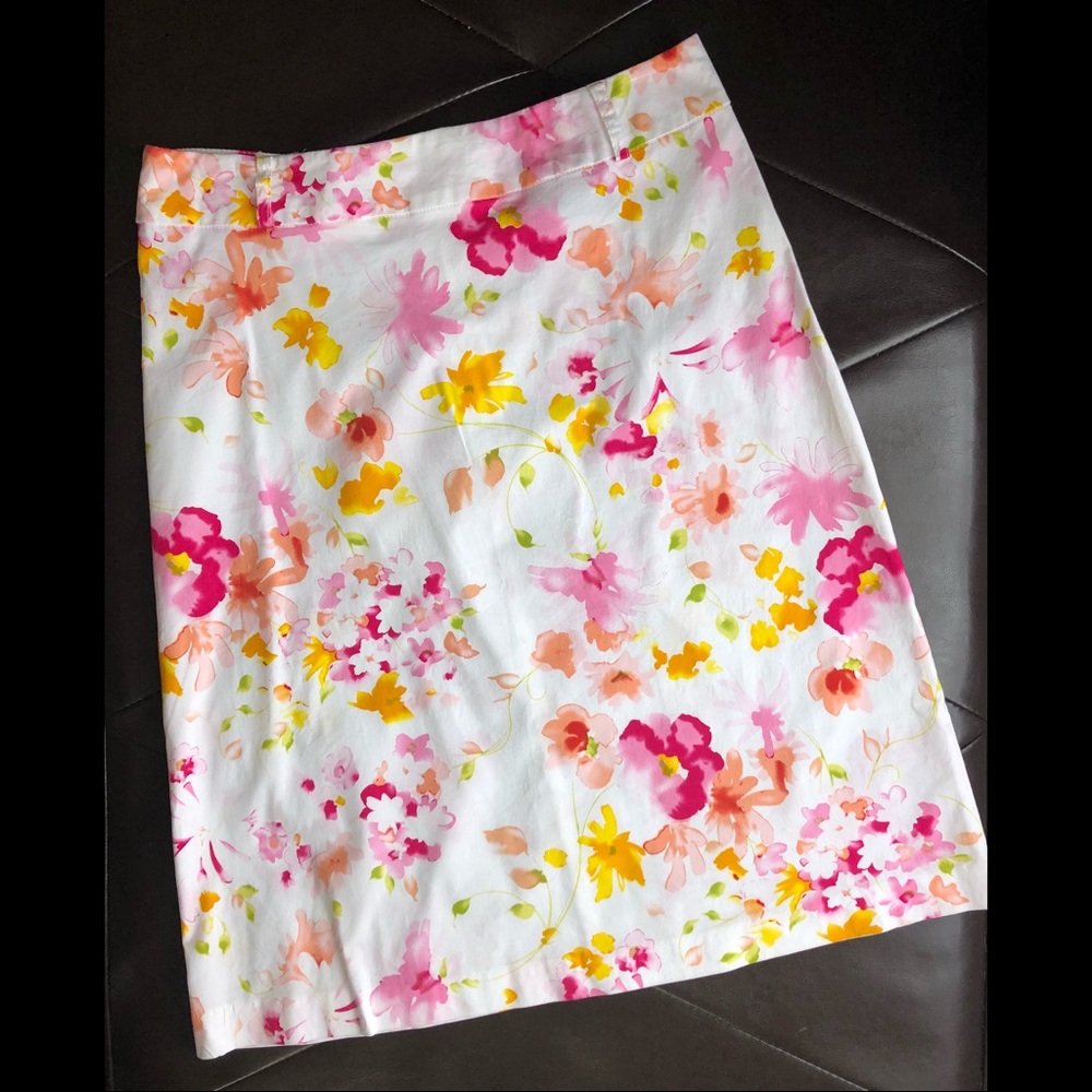 Floral Pencil Skirt